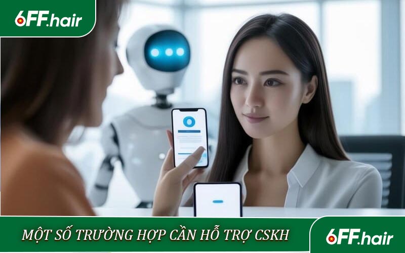 Một số trường hợp cần hỗ trợ chăm sóc khách hàng